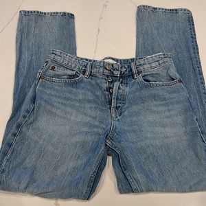 Zara light washed jeans